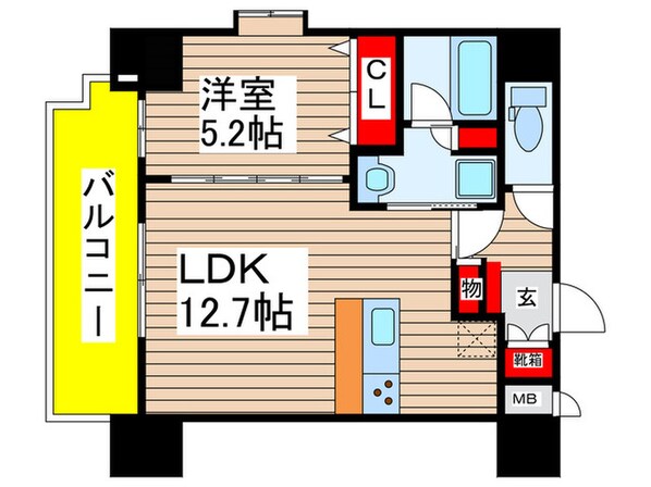 スプランディッド大須門前町の物件間取画像